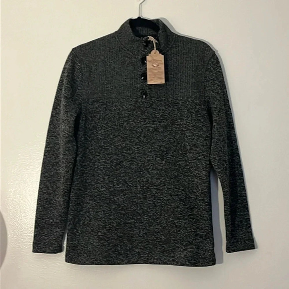 Telluride | New Pullover heather gray top sweater Men’s size S warm long sleeve - Picture 1 of 9